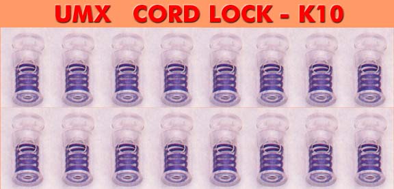 Clear color cord lock k10