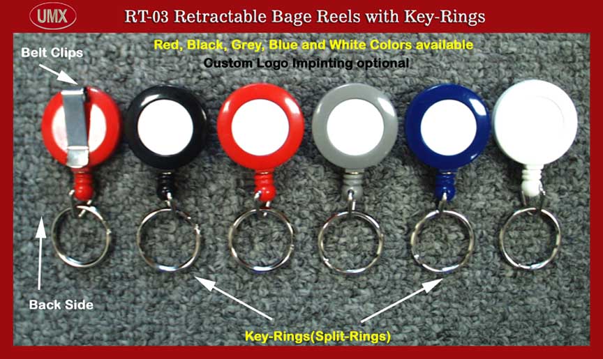 RT-03 Retractable Reel with Key-Ring(Keyring)