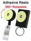 Adhesive Retractable Reels Designed For Easy Installation - Adhesive Tapes Included.