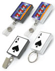 Cool and Fun Casino Poker Game Retractable Reels With Pre-Printed 777 and ACE