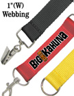 1" Thick and Heavy Duty Plain Color Strap 2-End Models.