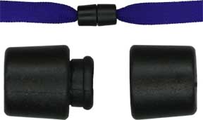 safety break-away lanyards with plastic breakaway connector or plastic buckles ly-cc403a